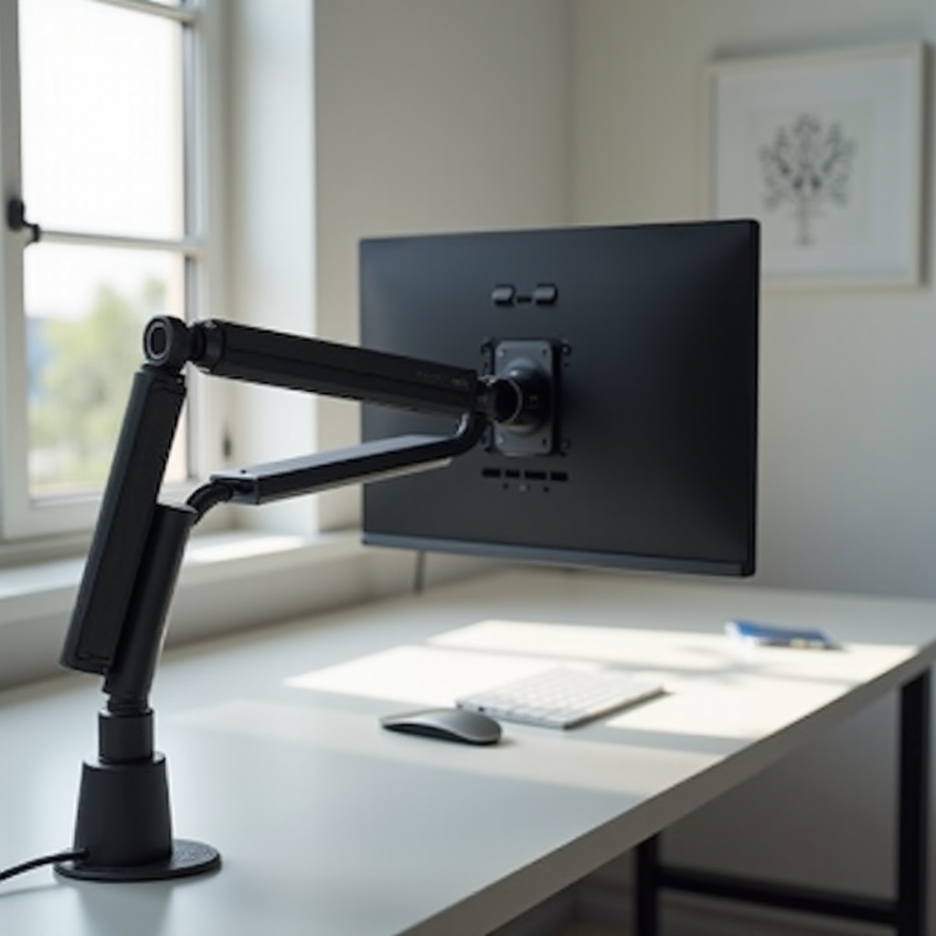 how to mount hp27m monitor without screws