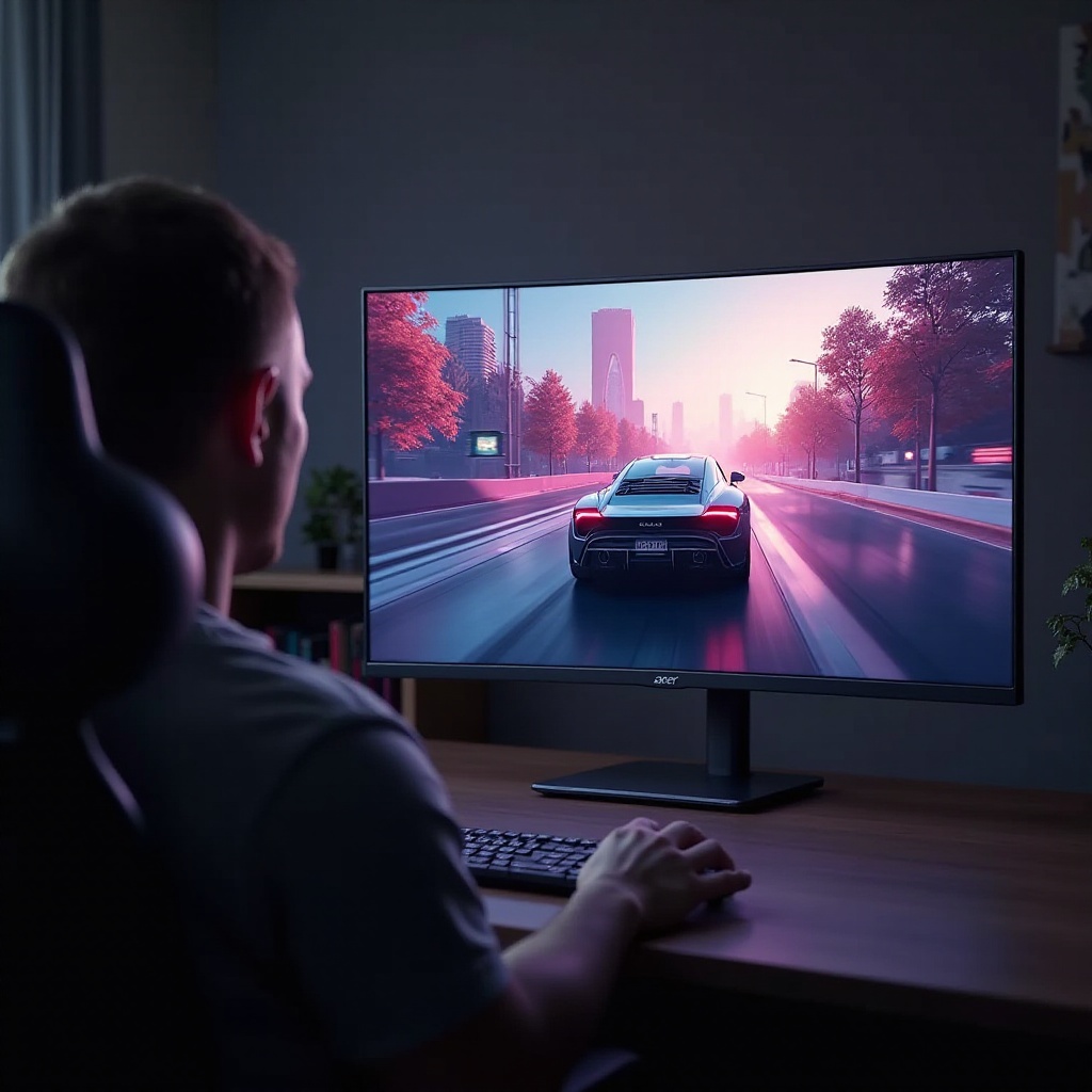 perbarui monitor acer predator saya agar berfungsi dengan ps5