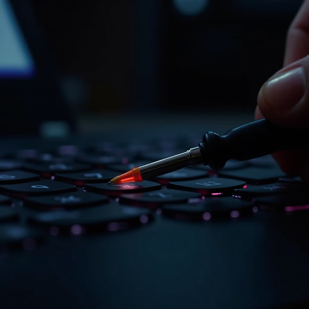 razer laptop keys don't work until light comes on